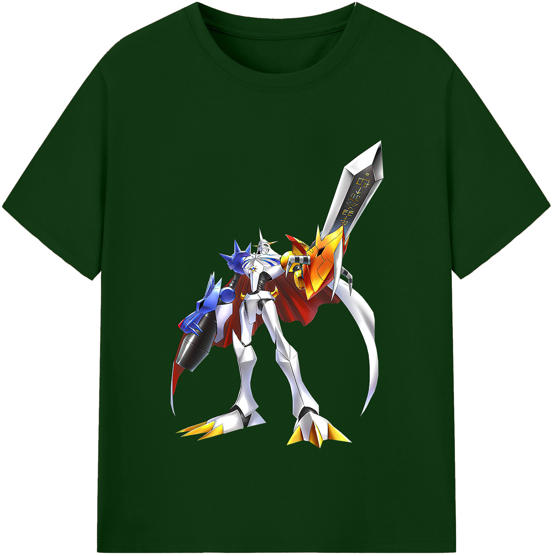 （画像用） Digimon デジタルモンスター/デジモン 綿100％半袖Tシャツ（フロントプリント）